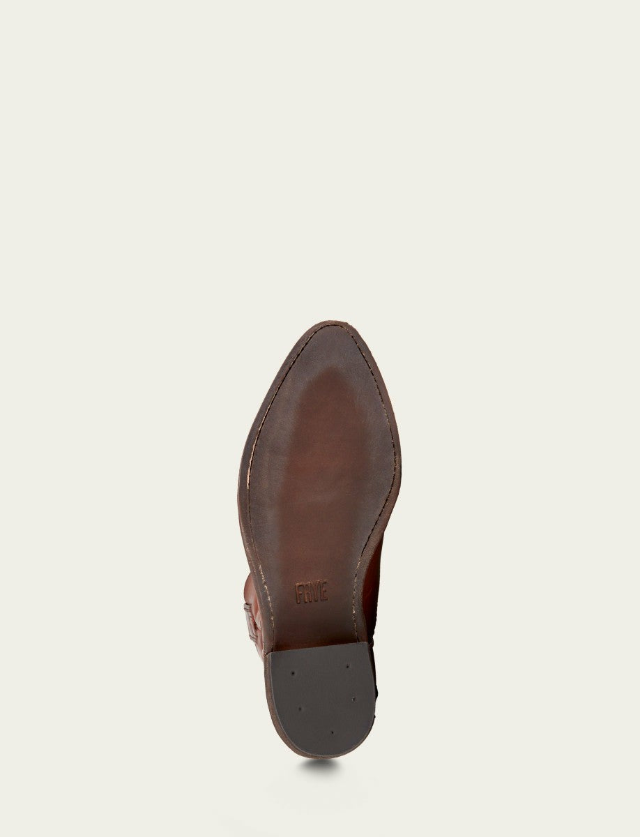 FRYE Women’s Cognac Billy Short Leather Booties