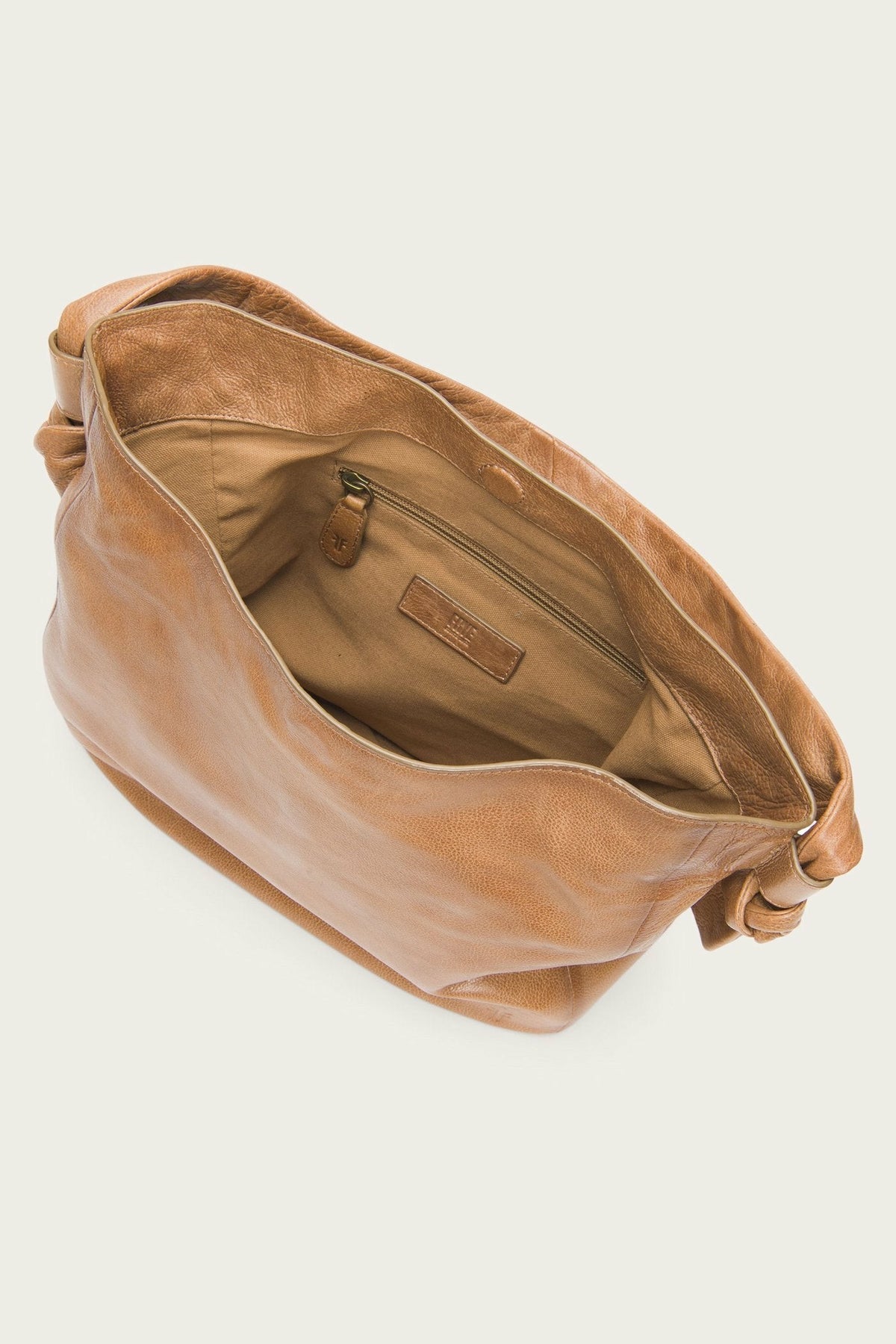 FRYE Nora Knotted Hobo in Beige