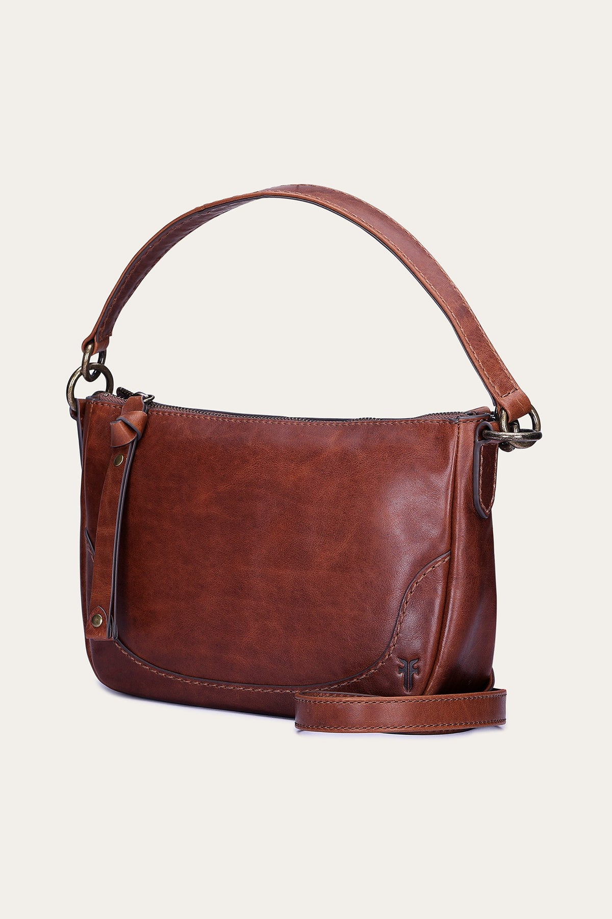 FRYE Melissa Cognac Crossbody