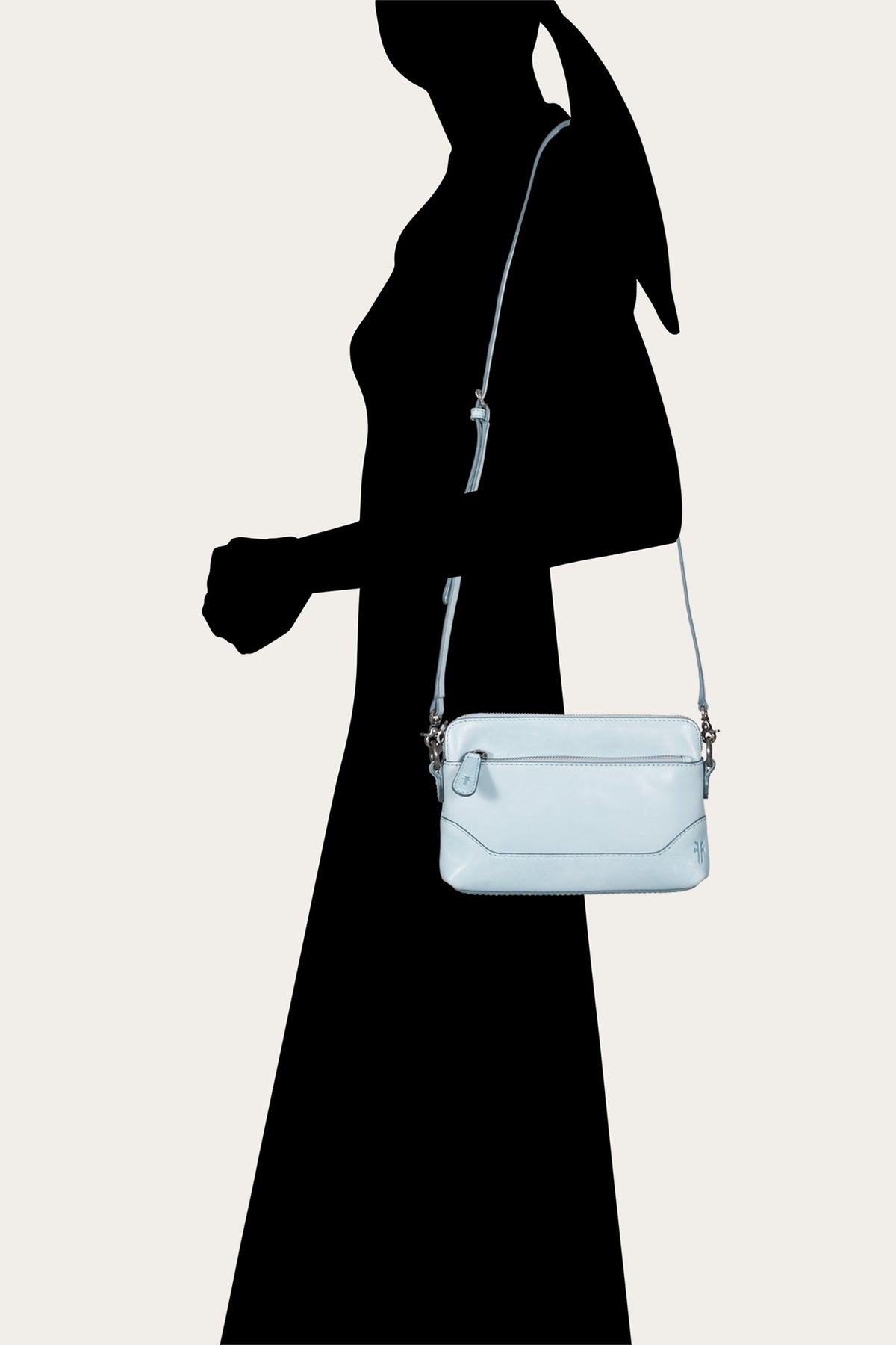 FRYE Women's Light Sky Melissa Crossbody Wristlet