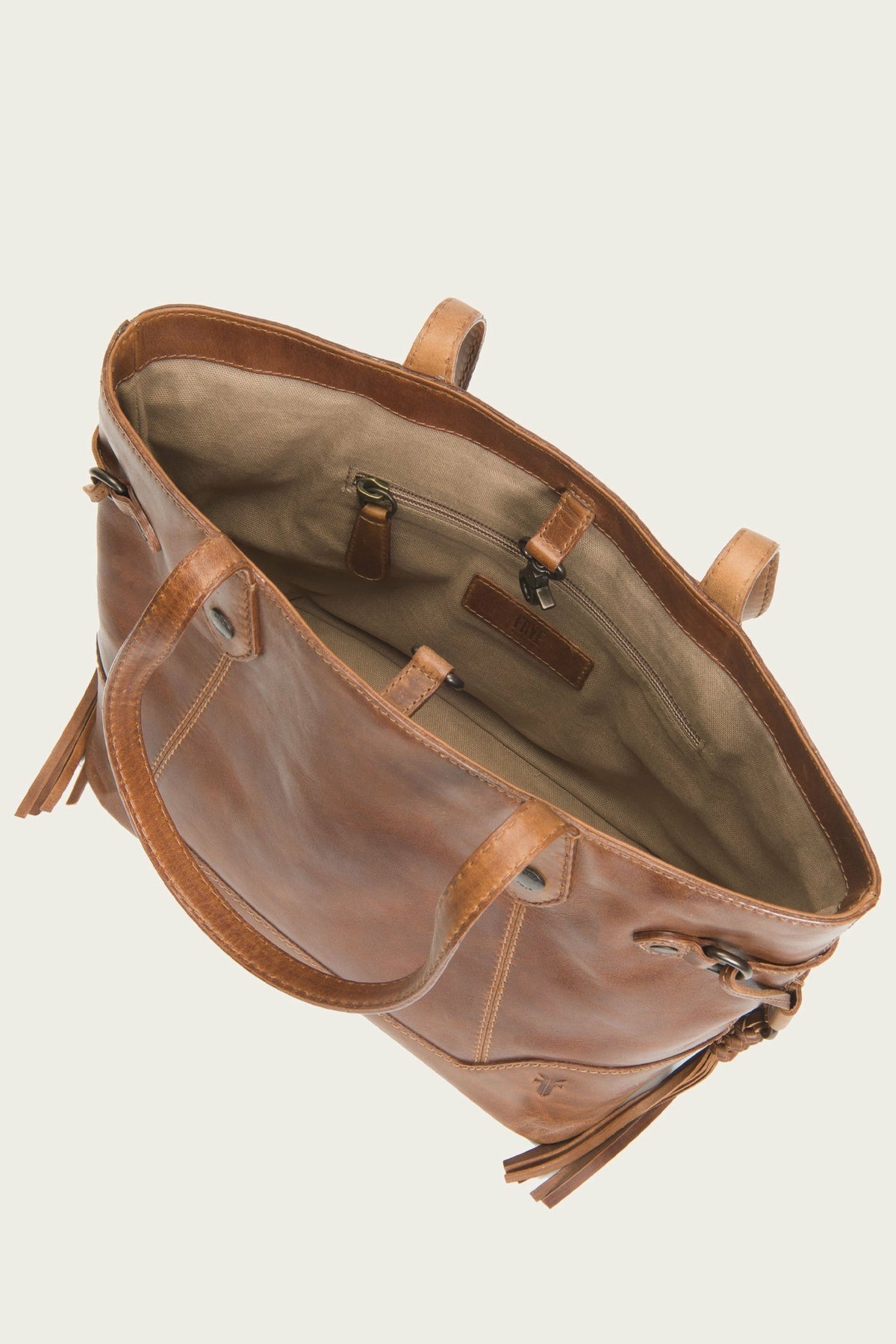 FRYE Melissa Cognac Carryall