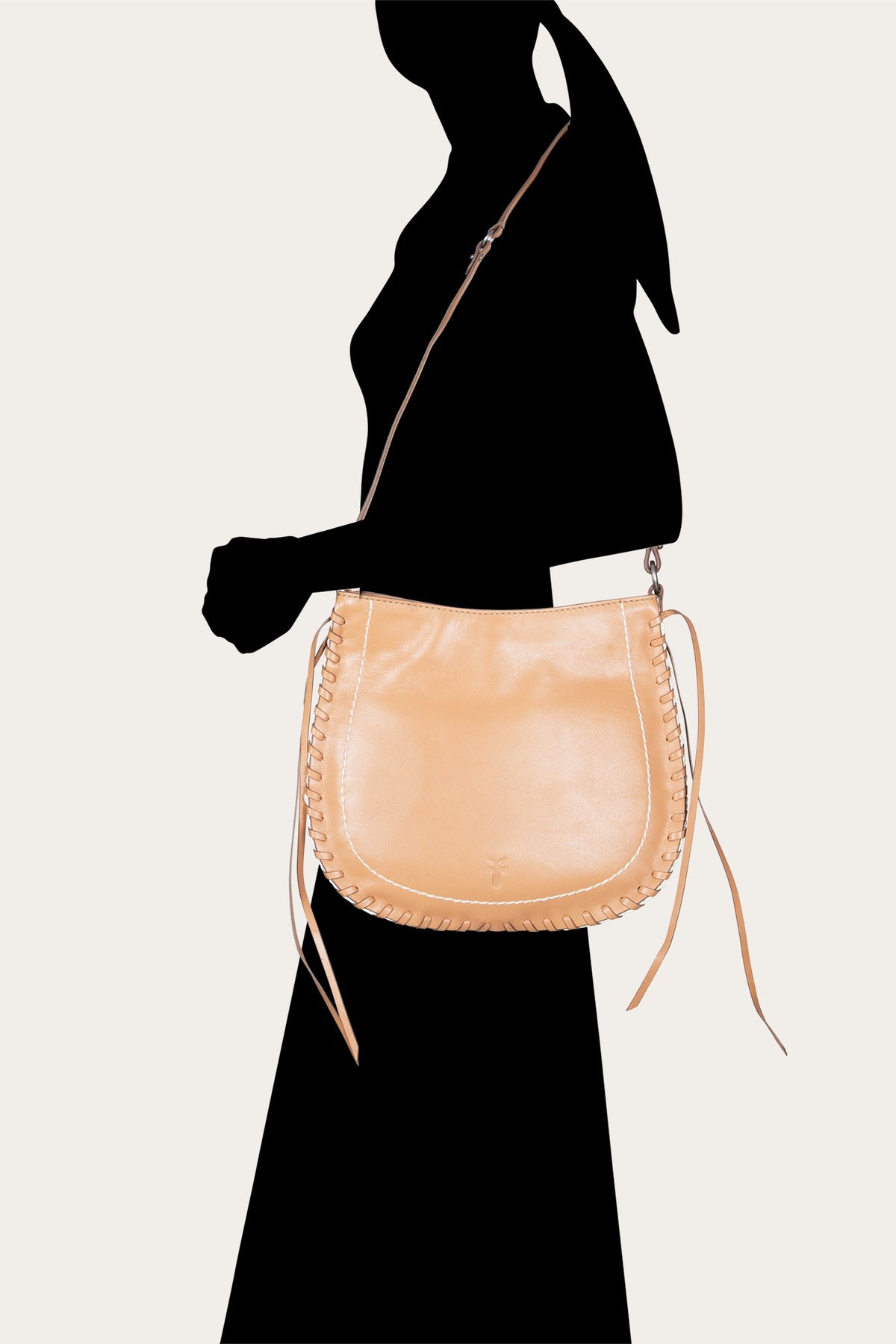 FRYE Women's Beige Convertible Crossbody Bag