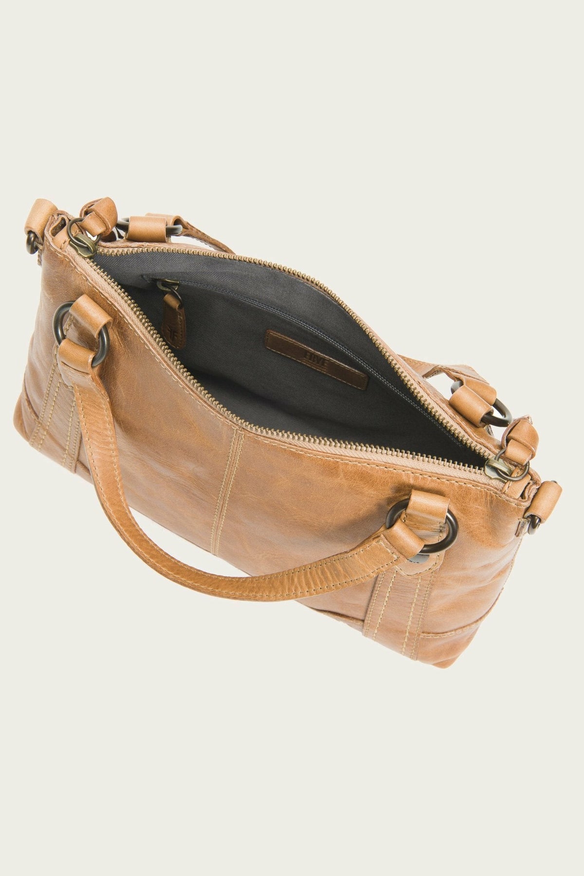 FRYE Melissa Beige Medium Crossbody