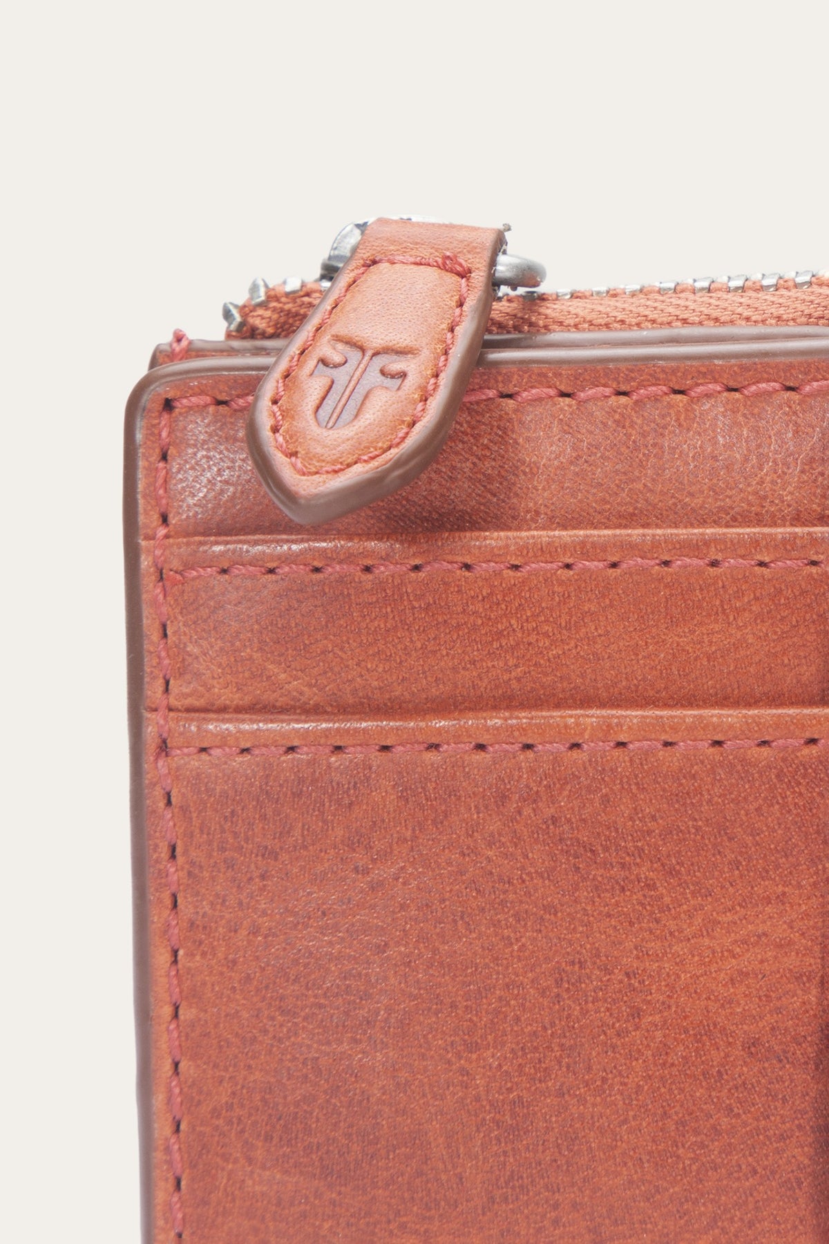 FRYE Women's Persimmon Melissa Leather Coin Purse