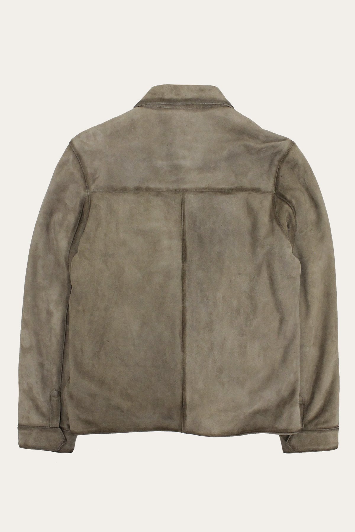 FRYE Men’s Taupe Brock Suede Utility Shacket
