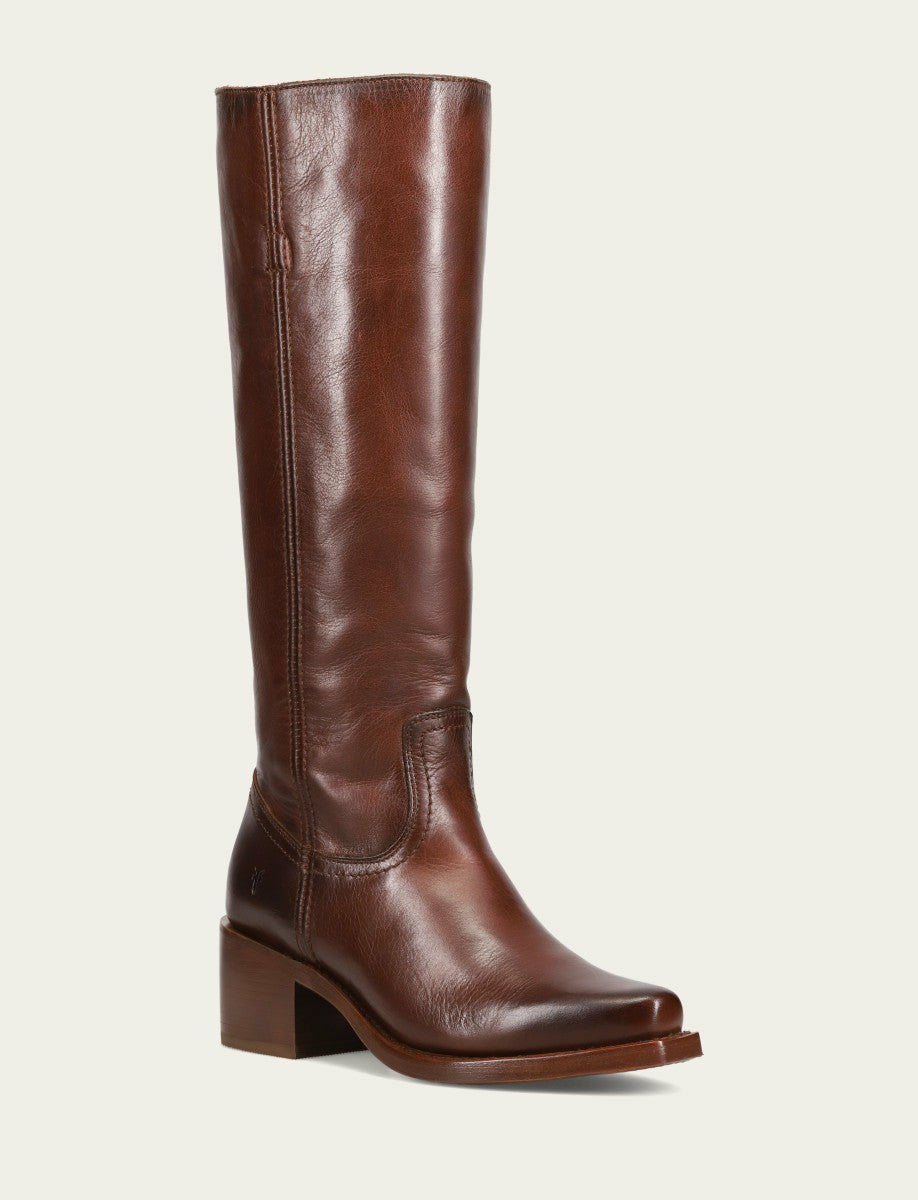 FRYE Women's Brown Mustang 15L Tall Boot