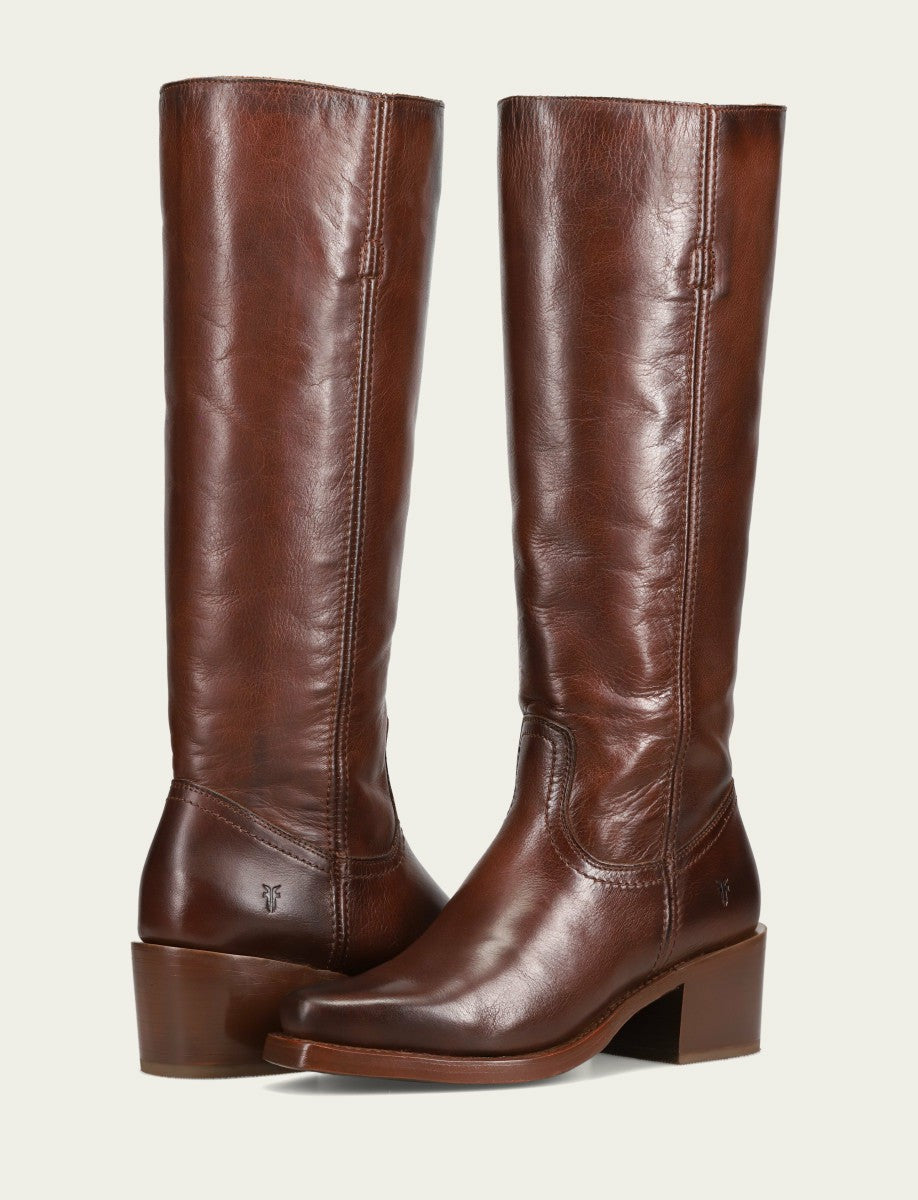 FRYE Women's Brown Mustang 15L Tall Boot