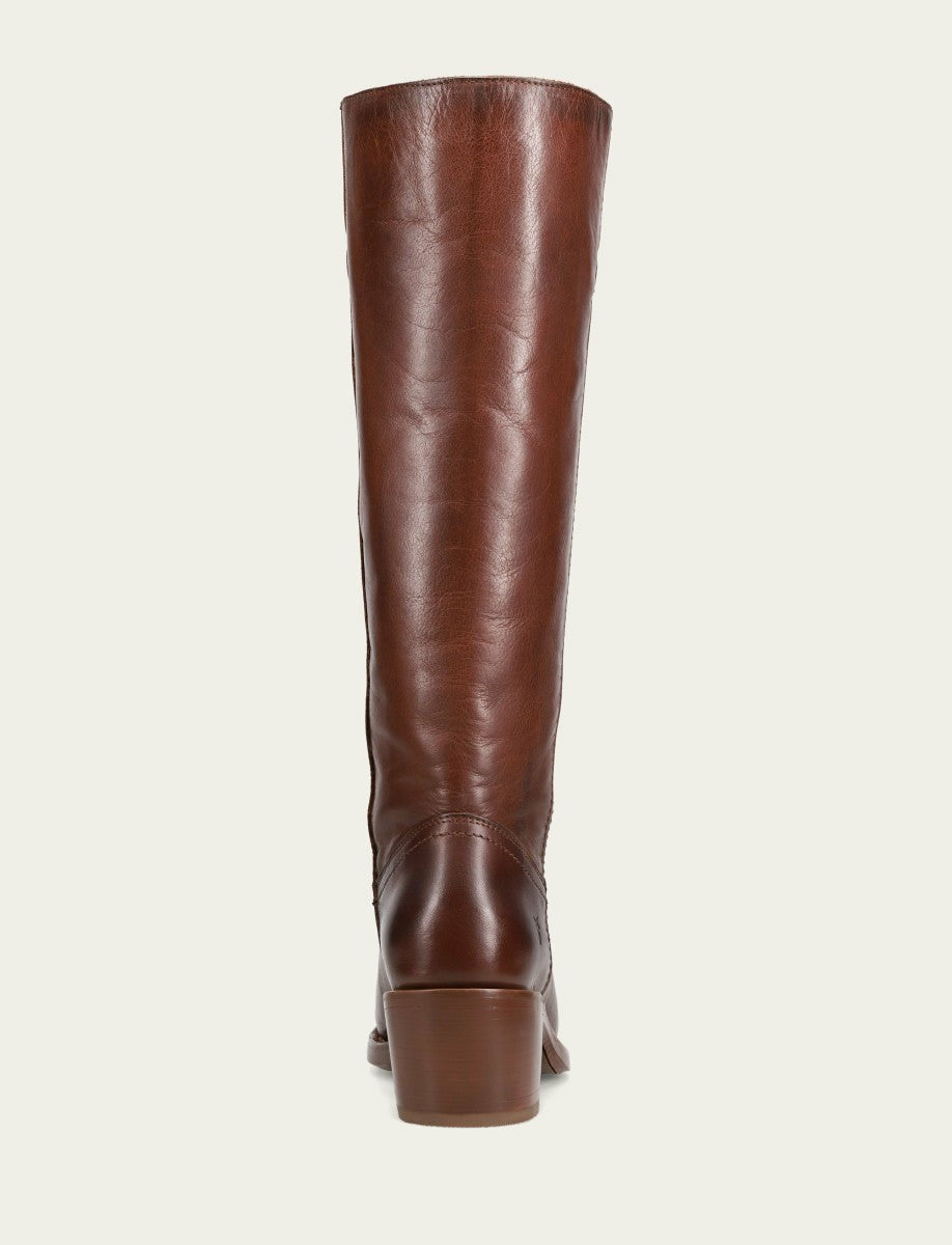 FRYE Women's Brown Mustang 15L Tall Boot