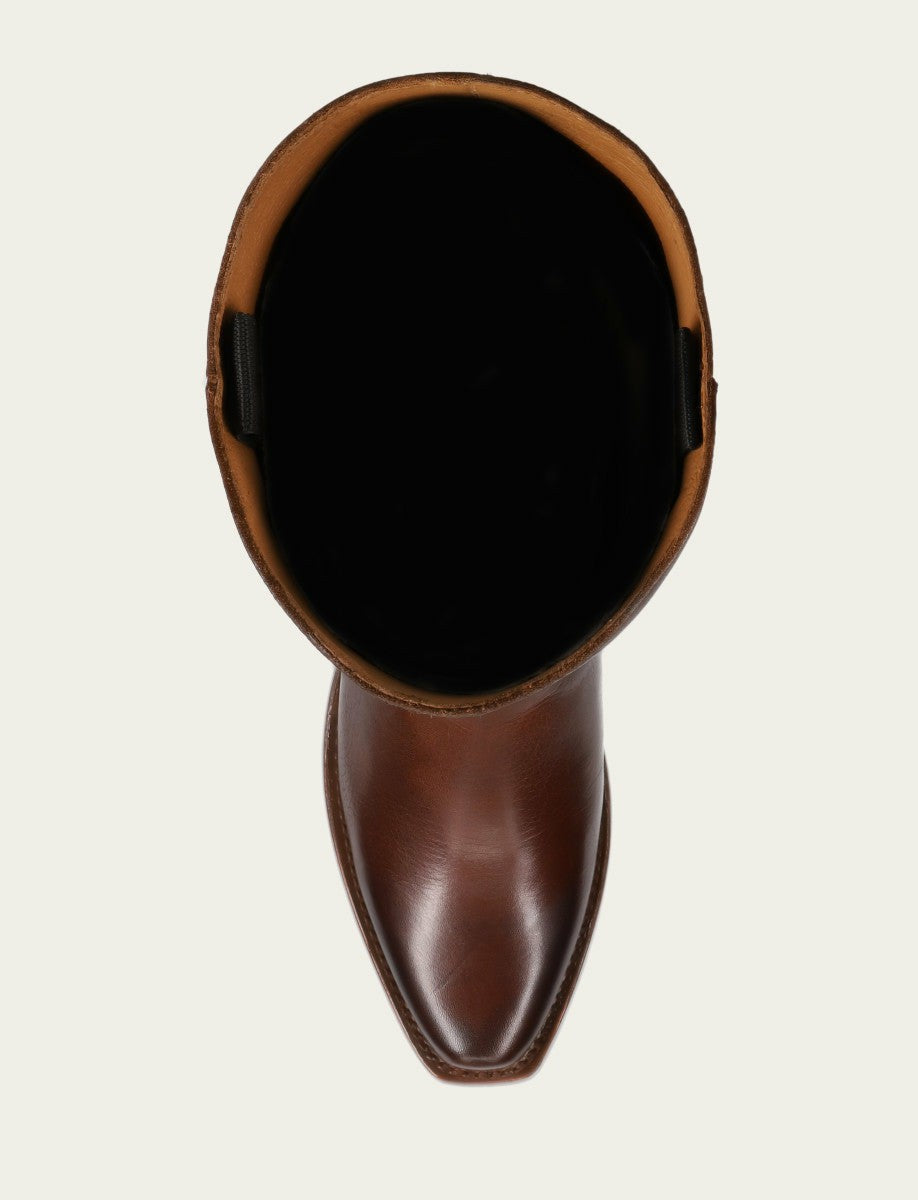 FRYE Women's Brown Mustang 15L Tall Boot