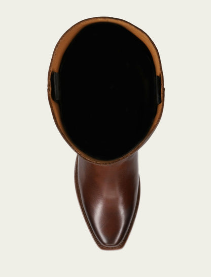 FRYE Women's Brown Mustang 15L Tall Boot