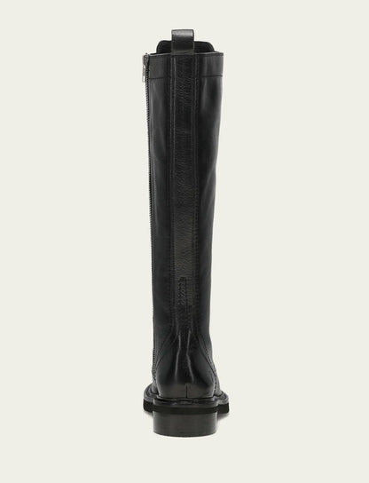 FRYE Women's Black Phoebe Lace Up Tall Boot