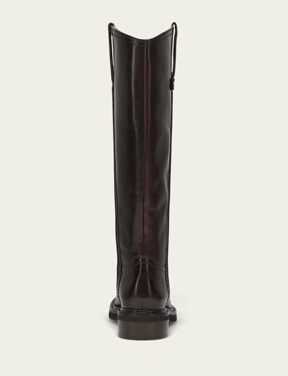 FRYE Women's Chocolate Phoebe Pull On Knee-High Boot