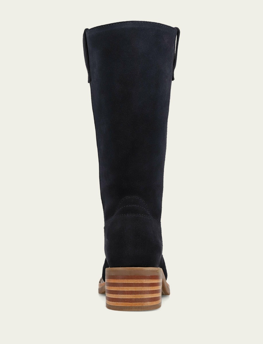 FRYE Women's Navy Campus 12R Mid-Calf Boot