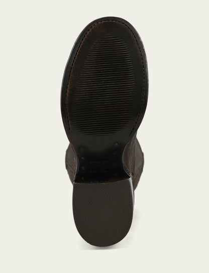 FRYE Women's Chocolate Andy Pull On Tall Riding Boot