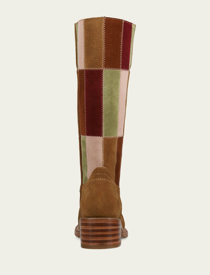 FRYE Women's Rose Multi Campus 14L Patchwork Tall Boot