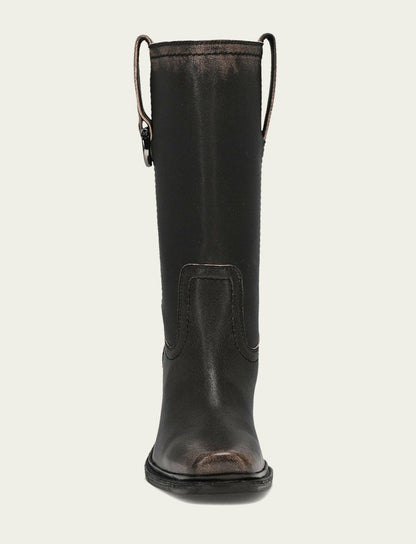 FRYE Women's Antique Black Sedona Mid D-Ring Boot