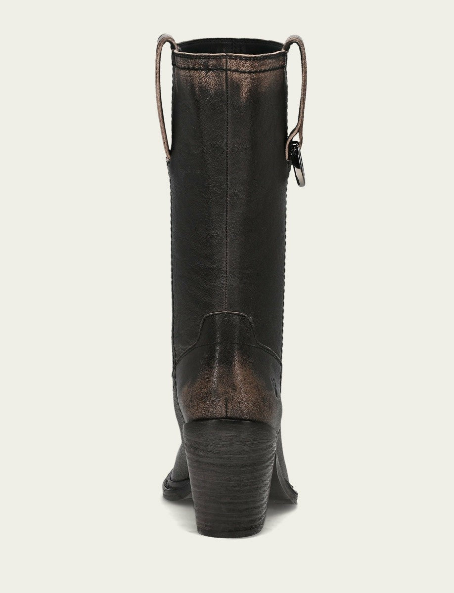 FRYE Women's Antique Black Sedona Mid D-Ring Boot