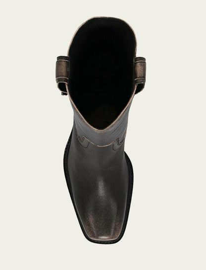 FRYE Women's Antique Black Sedona Mid D-Ring Boot