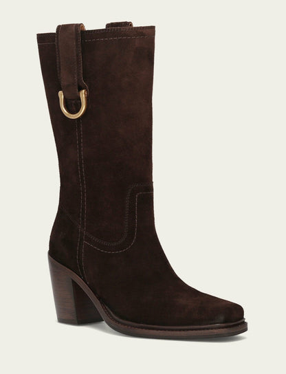 FRYE Women's Chocolate Sedona Mid D-Ring Boot