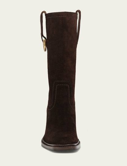 FRYE Women's Chocolate Sedona Mid D-Ring Boot