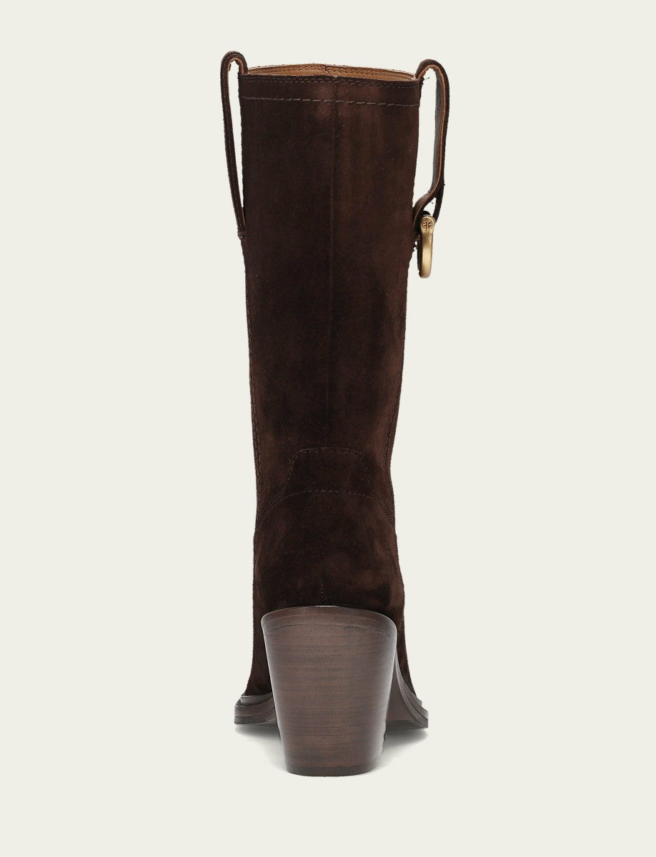 FRYE Women's Chocolate Sedona Mid D-Ring Boot