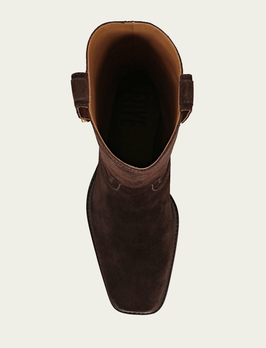 FRYE Women's Chocolate Sedona Mid D-Ring Boot