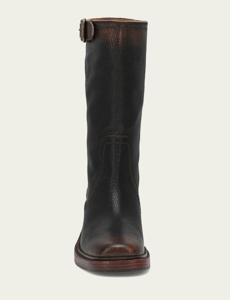 FRYE Women's Brown Kate Moto Mid Boot