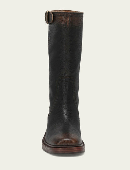 FRYE Women's Brown Kate Moto Mid Boot