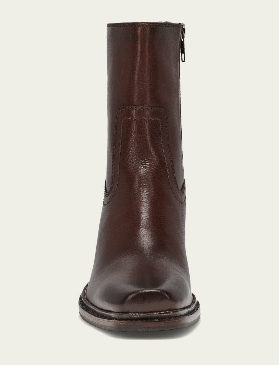 FRYE Women's Espresso Sedona Short Inside Zip Bootie