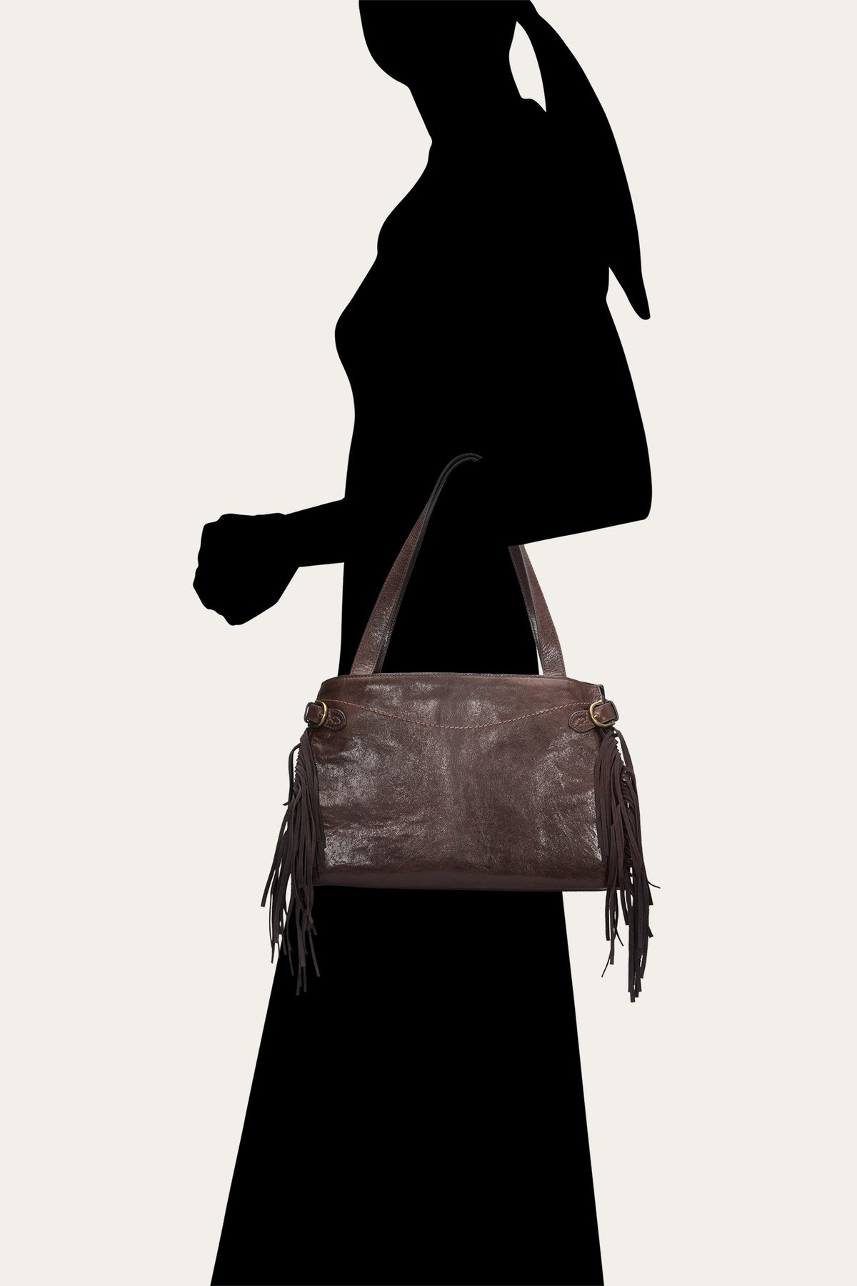 FRYE Willow Fringe Tote