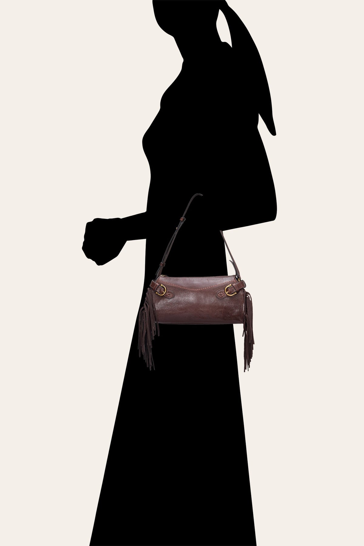 FRYE Willow Fringe Shoulder