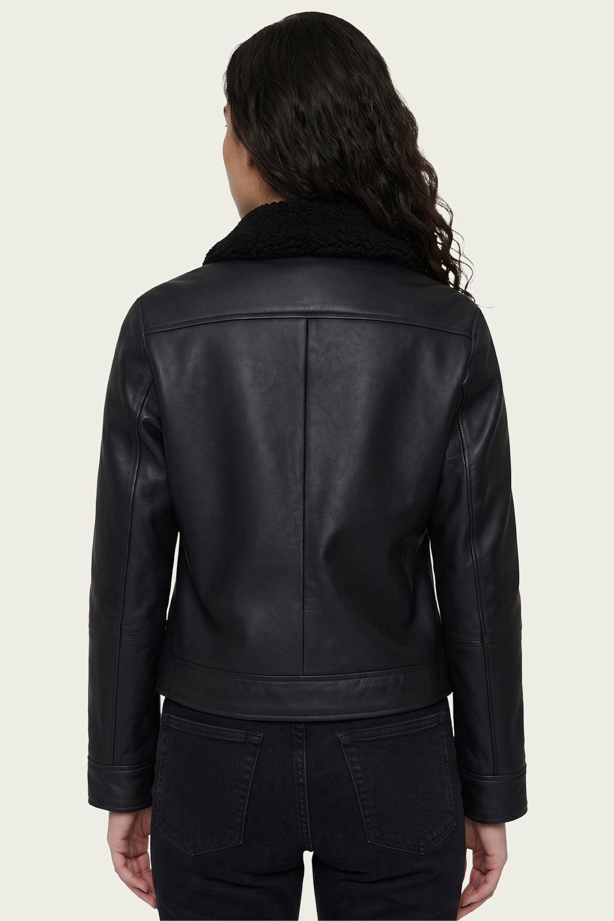 FRYE Clementine Sherling Trim Jacket