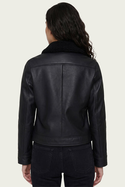 FRYE Clementine Sherling Trim Jacket