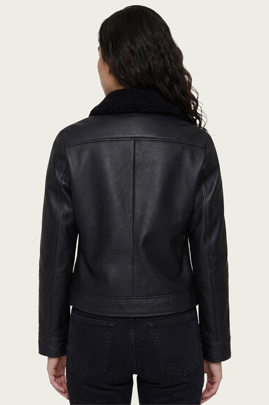 FRYE Clementine Sherling Trim Jacket