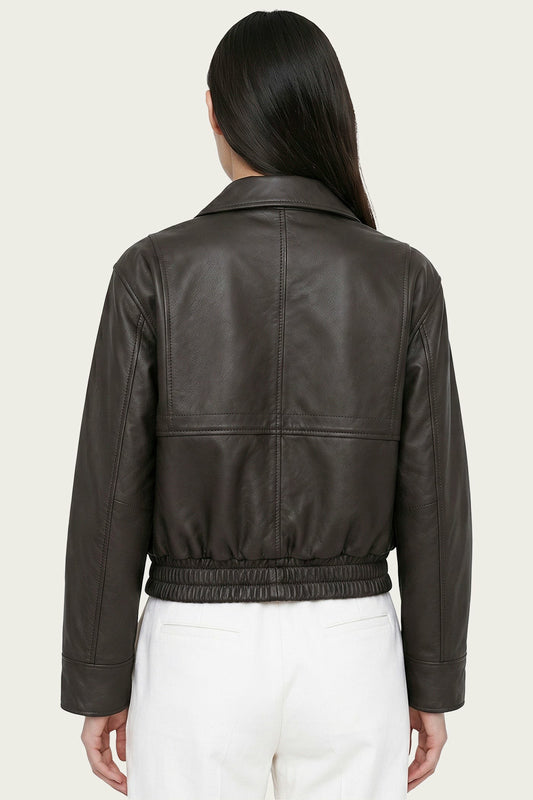 FRYE Kacey Cropped Barn Jacket