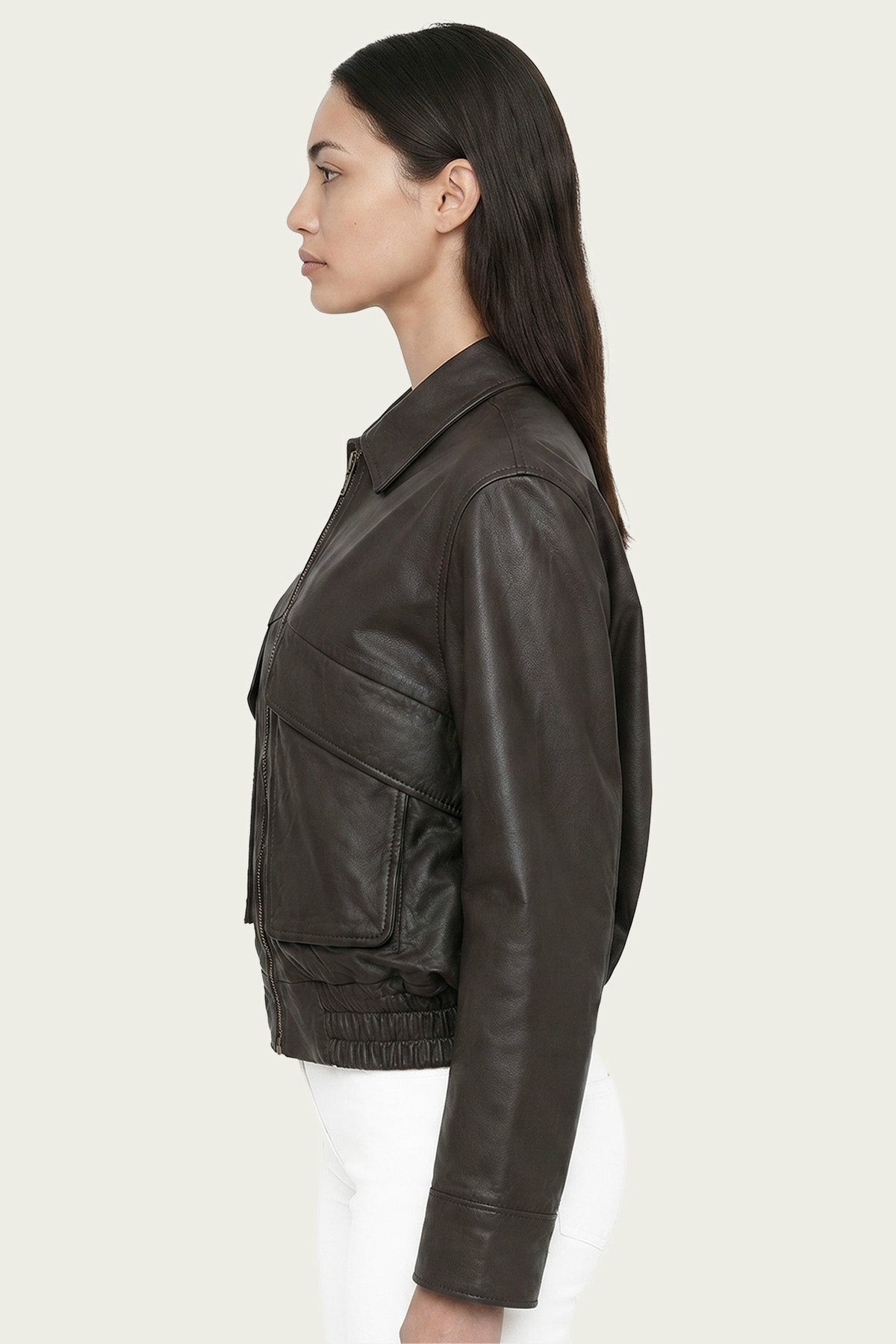 FRYE Kacey Cropped Barn Jacket