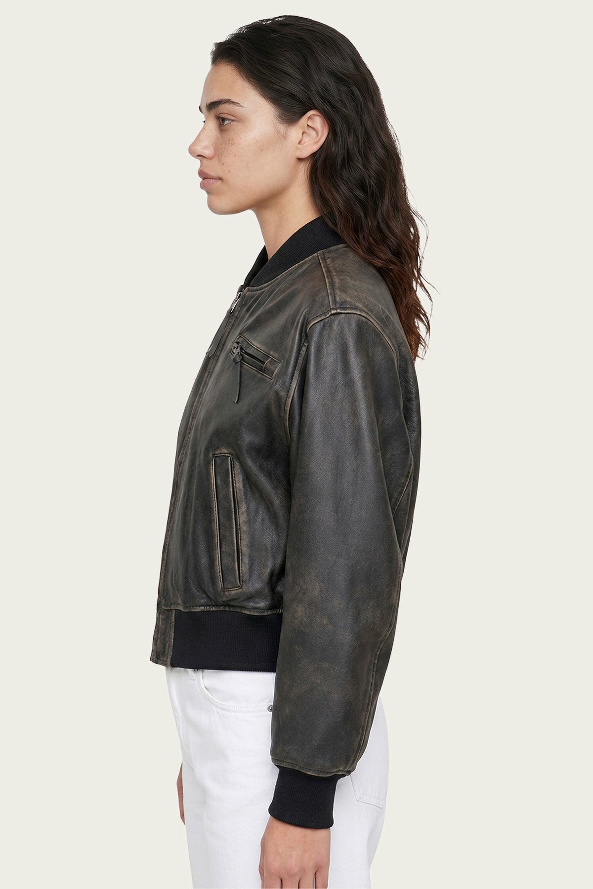 FRYE Monroe Bomber Jacket