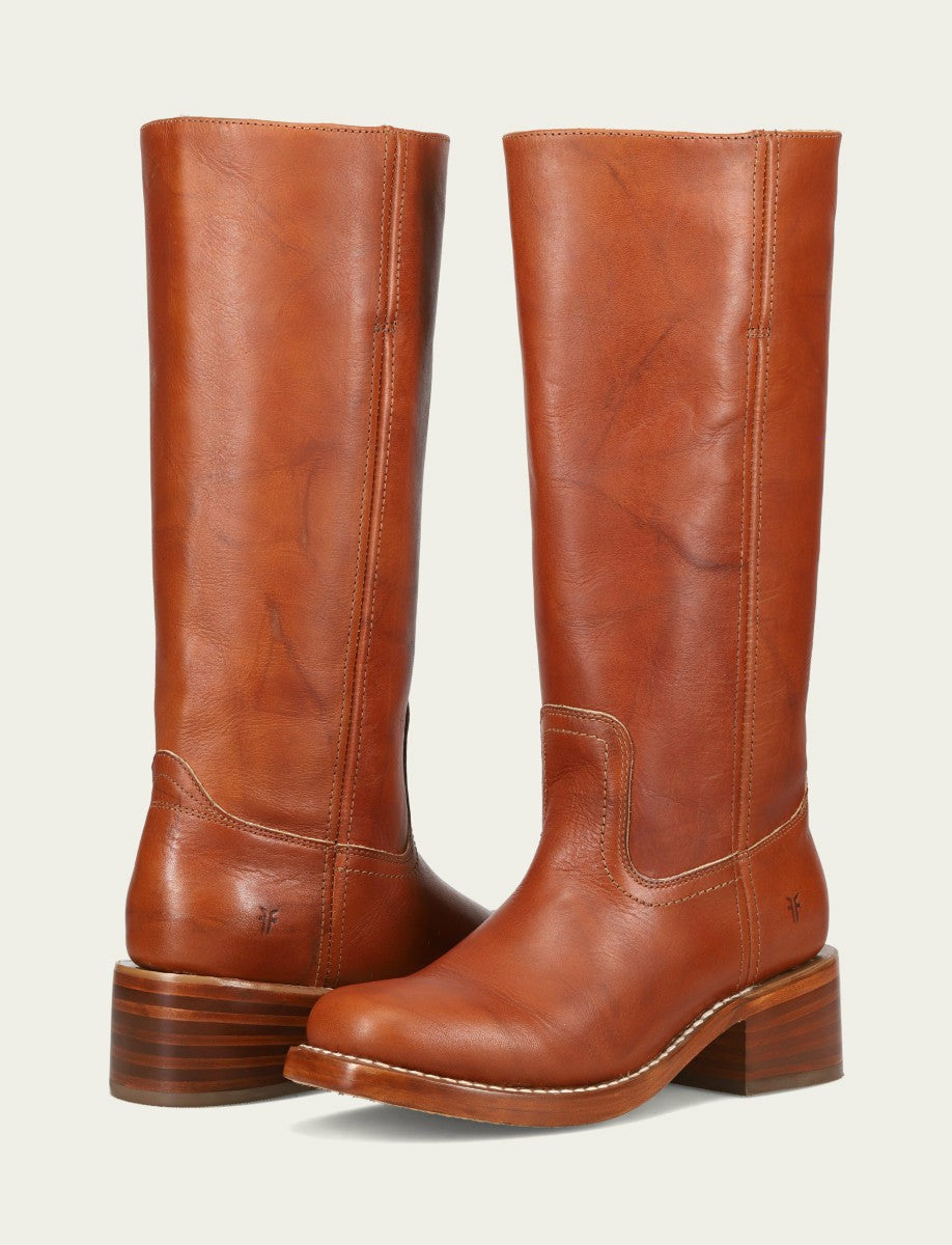 FRYE Women's Saddle Campus 14L Boots