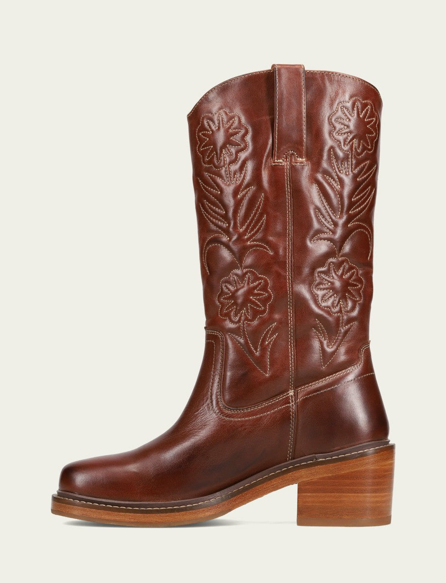 FRYE Women's Auburn Kate Deco Stitch Boot