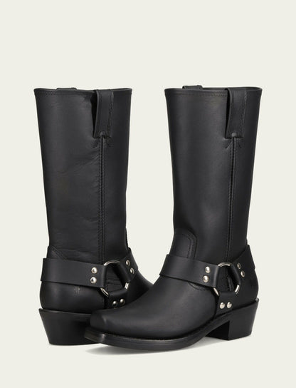 FRYE Women's Black Harness 12R Boots