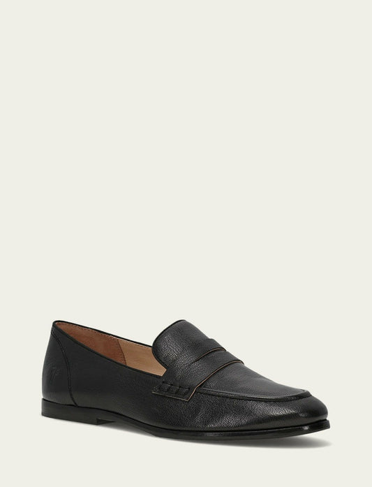 FRYE Women's Black Faith Leather Loafers
