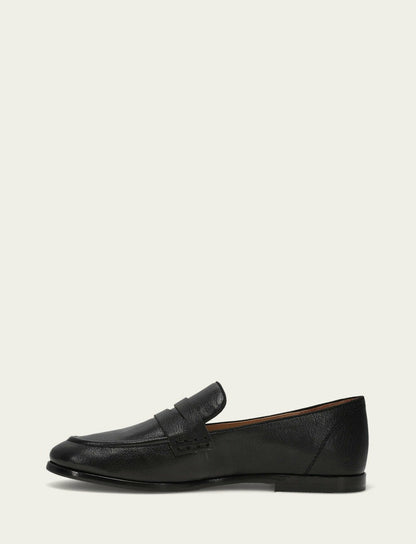 FRYE Women's Black Faith Leather Loafers