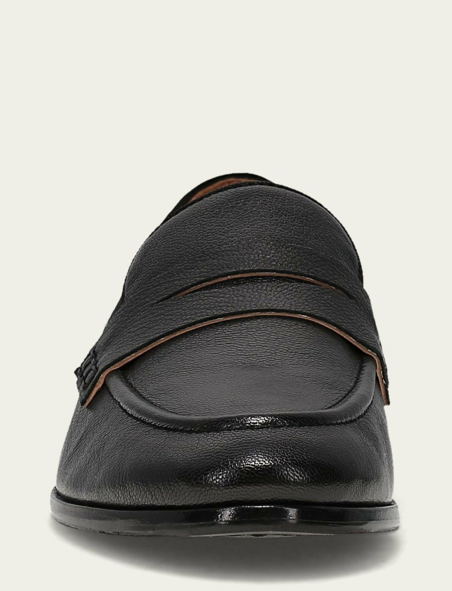 FRYE Women's Black Faith Leather Loafers