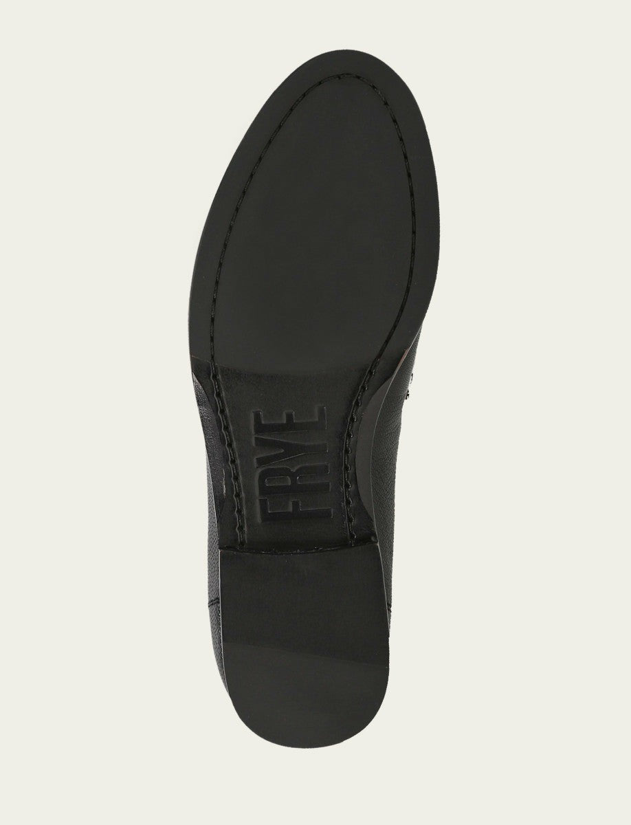 FRYE Women's Black Faith Leather Loafers