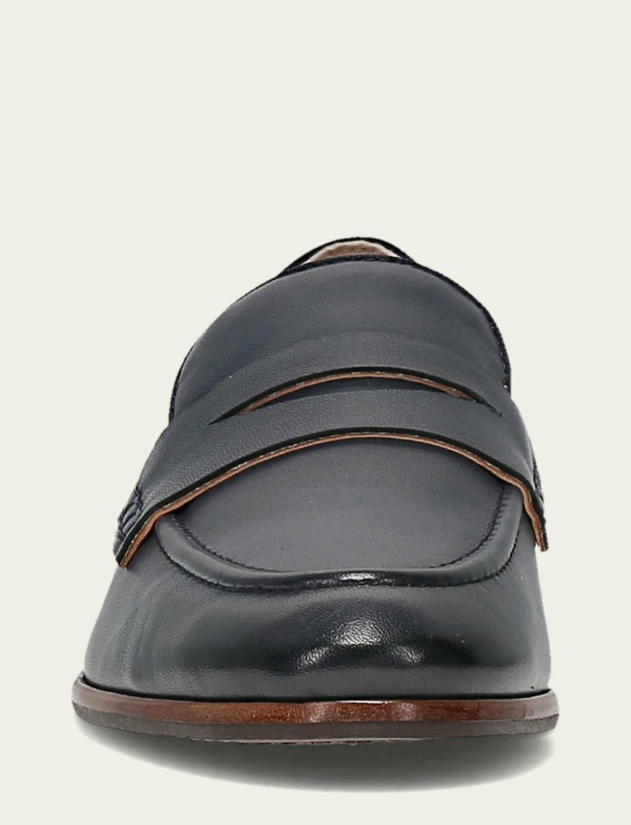 FRYE Women's Navy Faith Leather Loafers