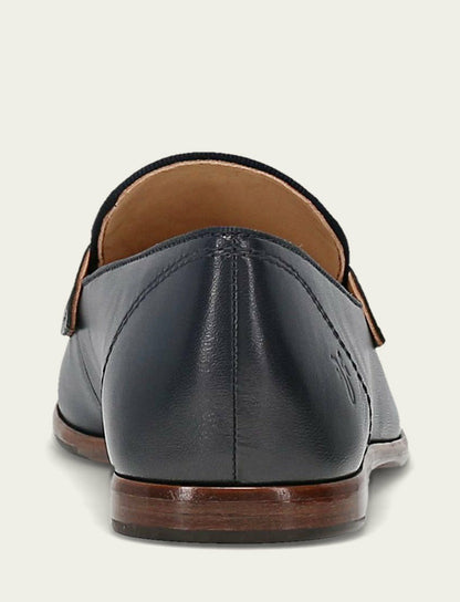 FRYE Women's Navy Faith Leather Loafers