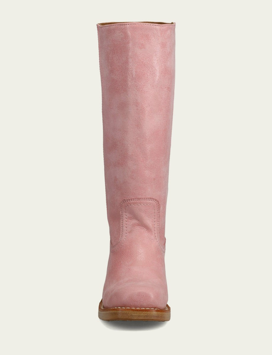 FRYE Women's Pink Campus 14L Tall Boots