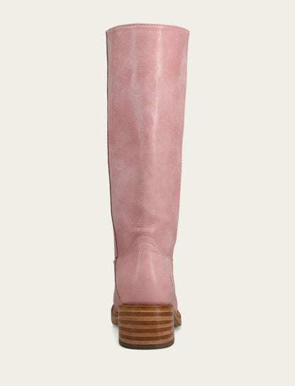 FRYE Women's Pink Campus 14L Tall Boots