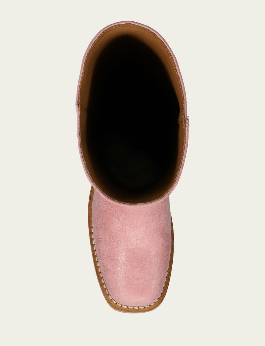 FRYE Women's Pink Campus 14L Tall Boots