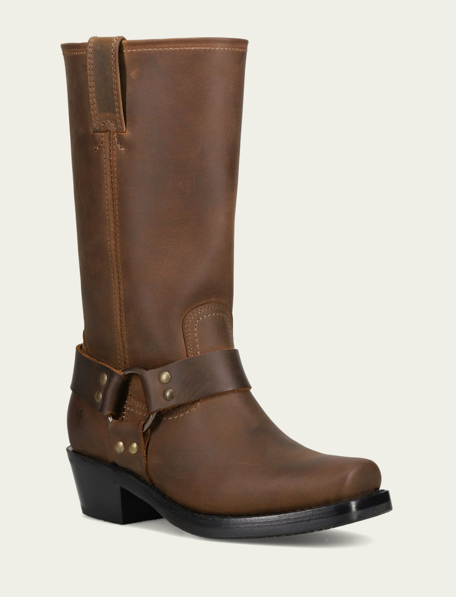 FRYE Women's Tan Harness 12R Boots